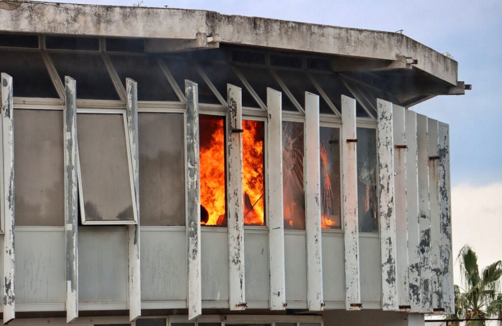 incendio torre nervi