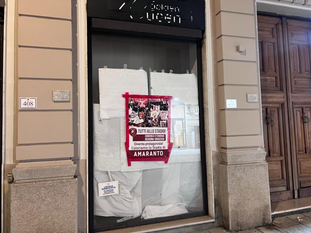 manifesti abusivi reggina siracusa
