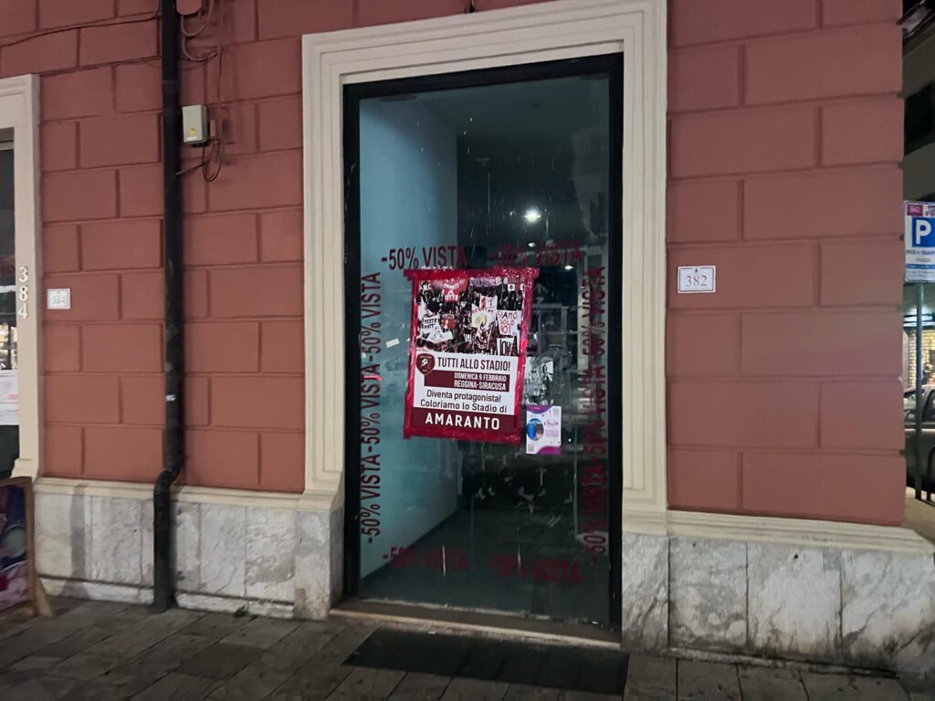 manifesti abusivi reggina siracusa