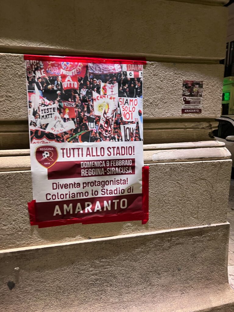 manifesti abusivi reggina siracusa
