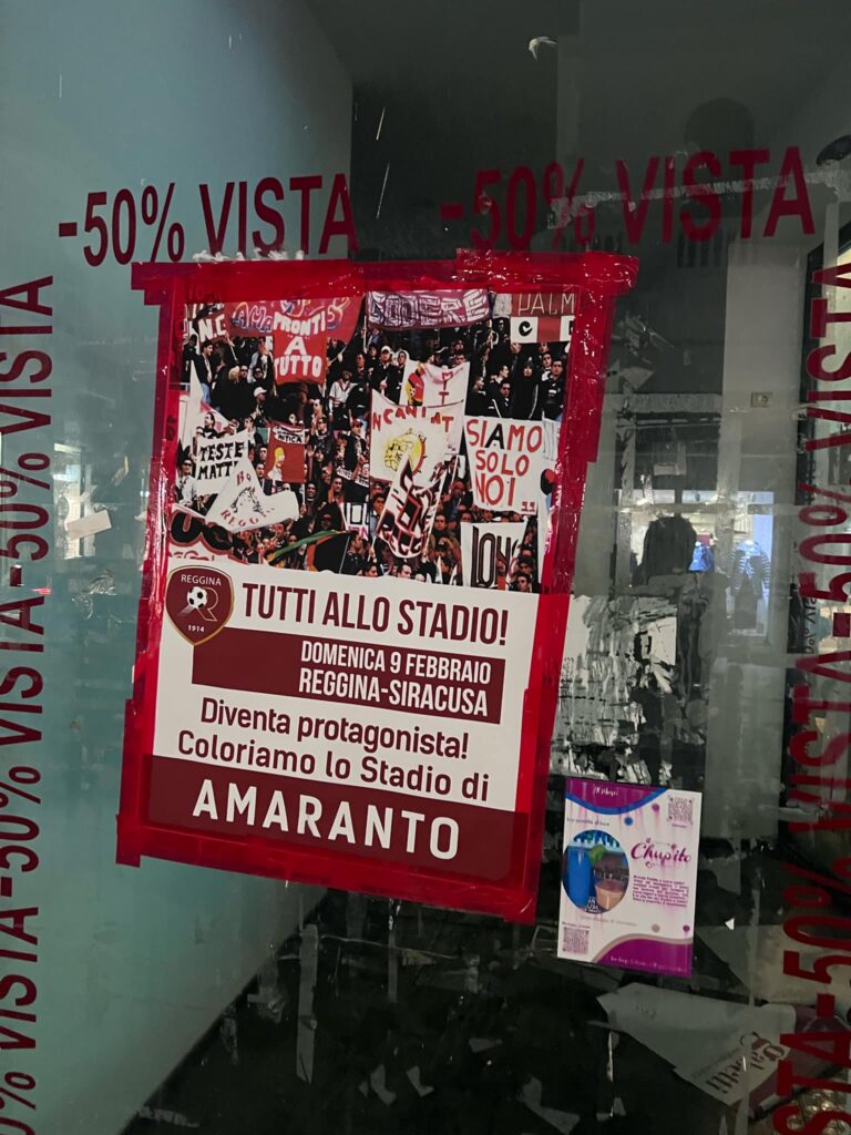 manifesti abusivi reggina siracusa