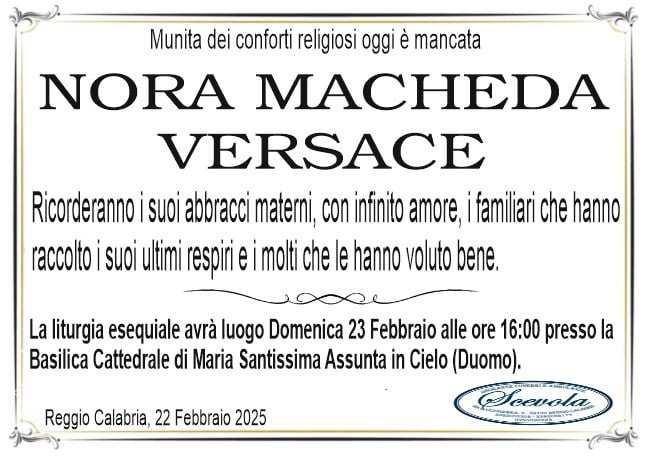 manifesto nora versace