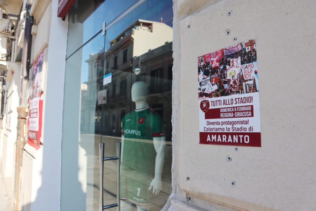 reggina manifesti abusivi