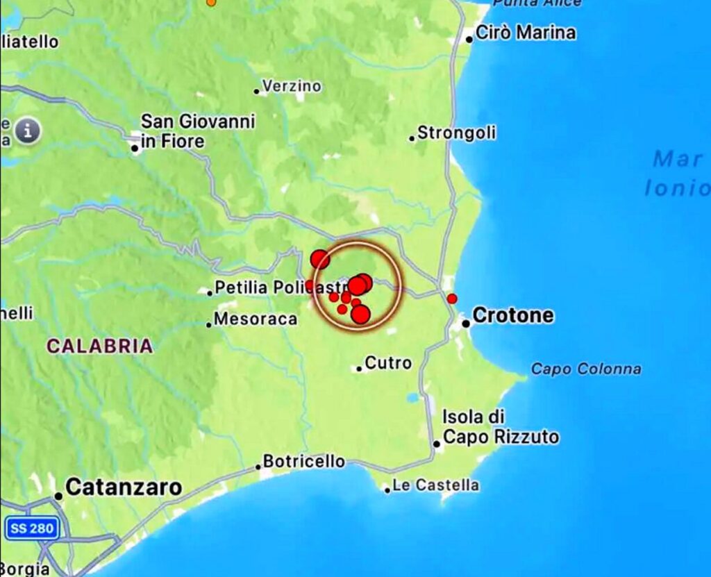 terremoto calabria