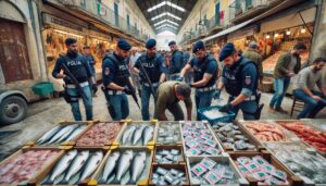 Droga nascosta nel pesce