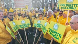 Coldiretti Calabria manifestazione Parma