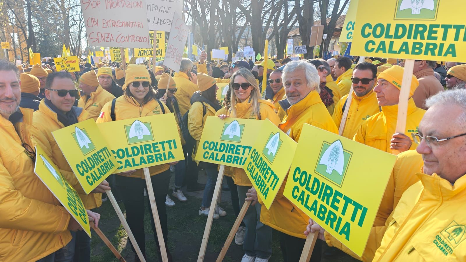 Coldiretti Calabria manifestazione Parma