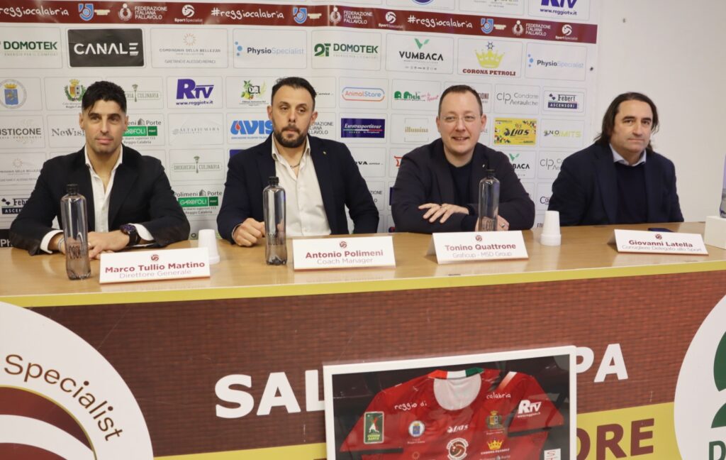 Conferenza stampa di presentazione nuovo sito web Domotek Volley