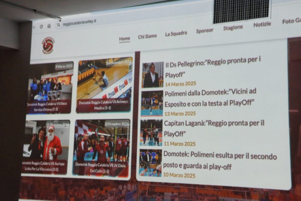 Conferenza stampa di presentazione nuovo sito web Domotek Volley (12)