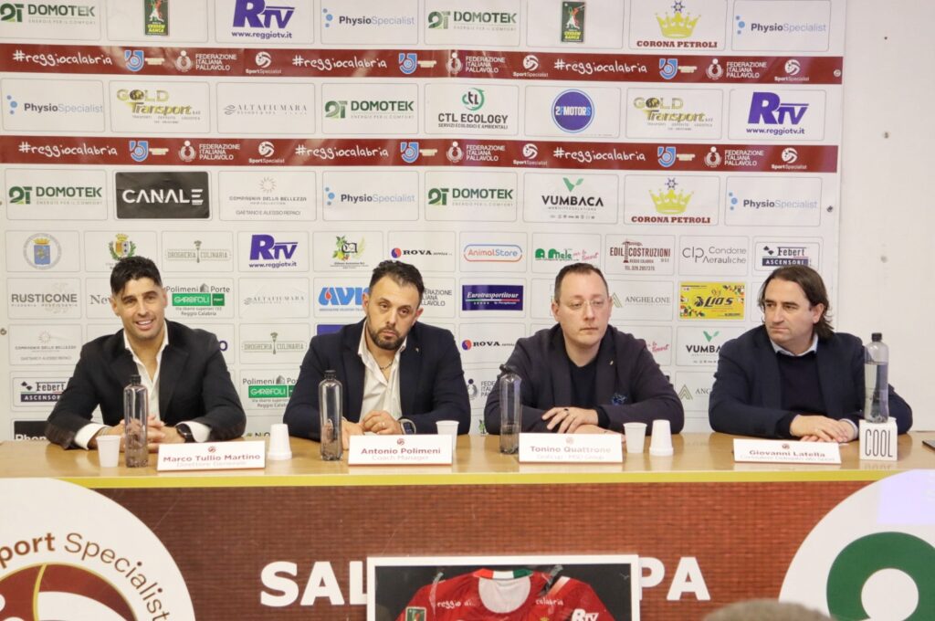 Conferenza stampa di presentazione nuovo sito web Domotek Volley