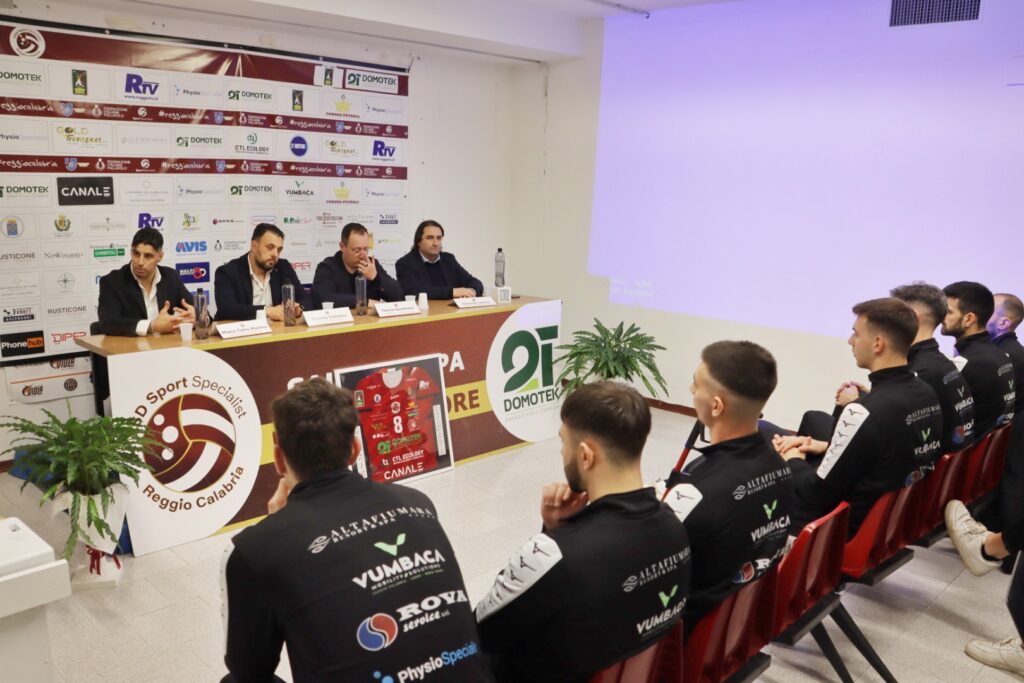 Conferenza stampa di presentazione nuovo sito web Domotek Volley