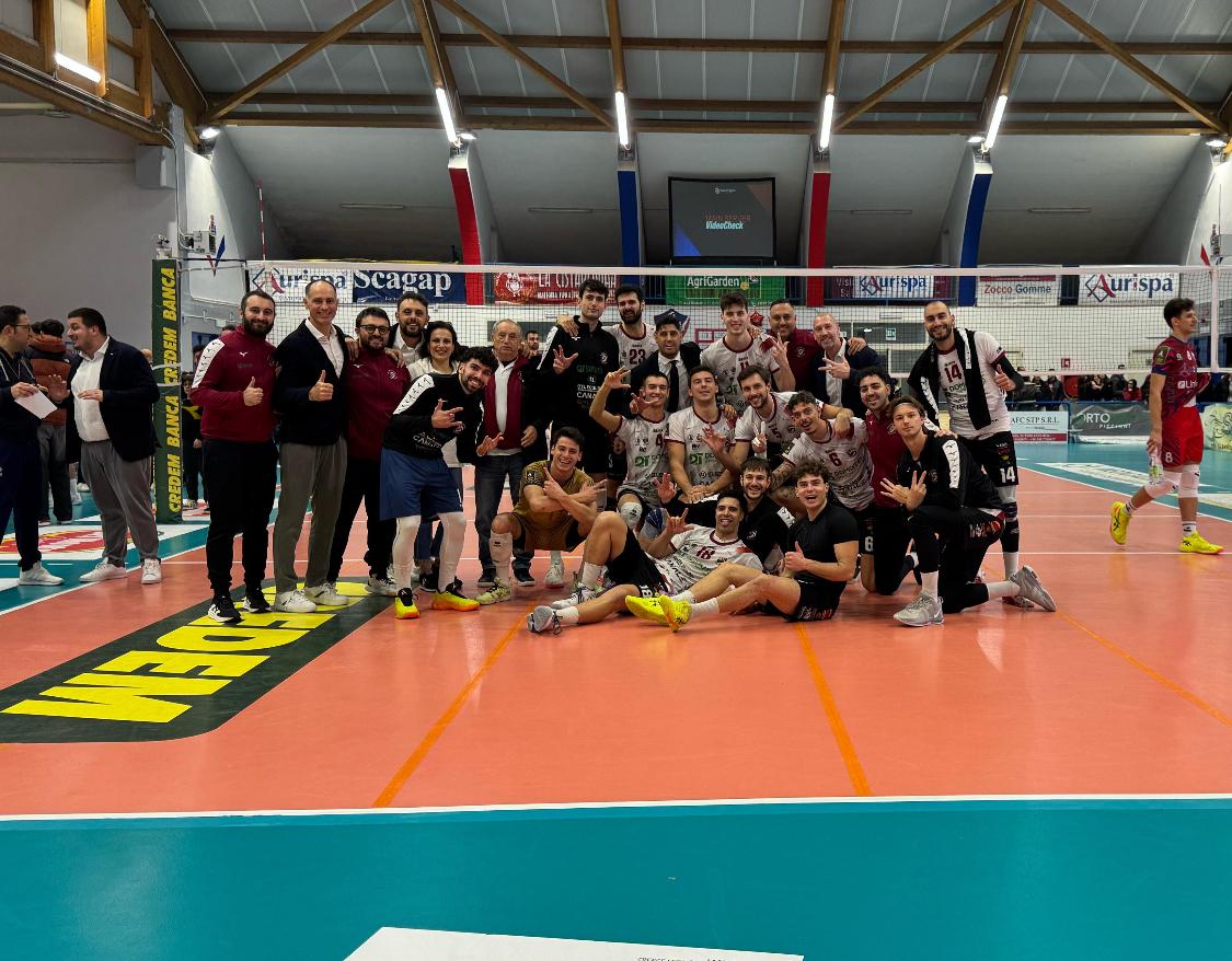 Domotek Volley festa fine partita