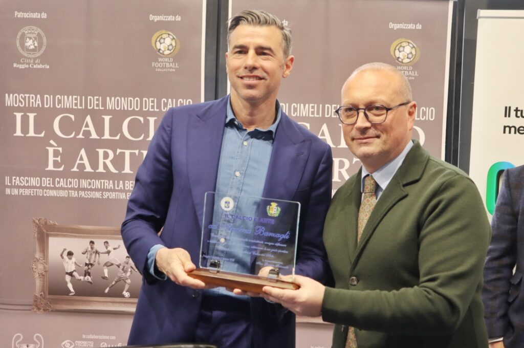 Evento il calcio è arte con Barzagli e Versace