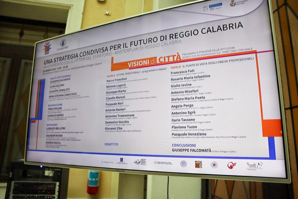 Evento sul masterplan Reggio Calabria