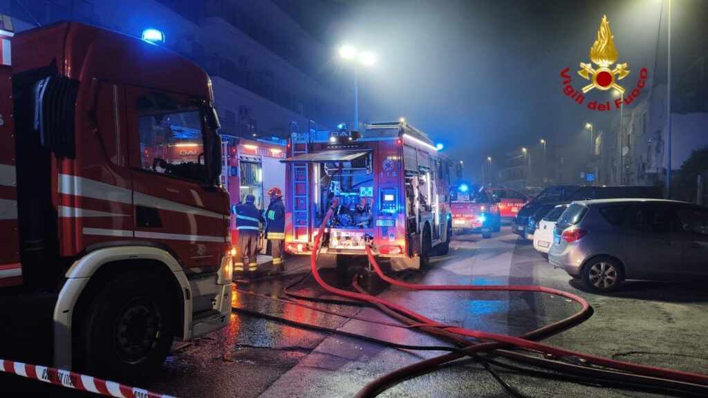 Incendio Messina