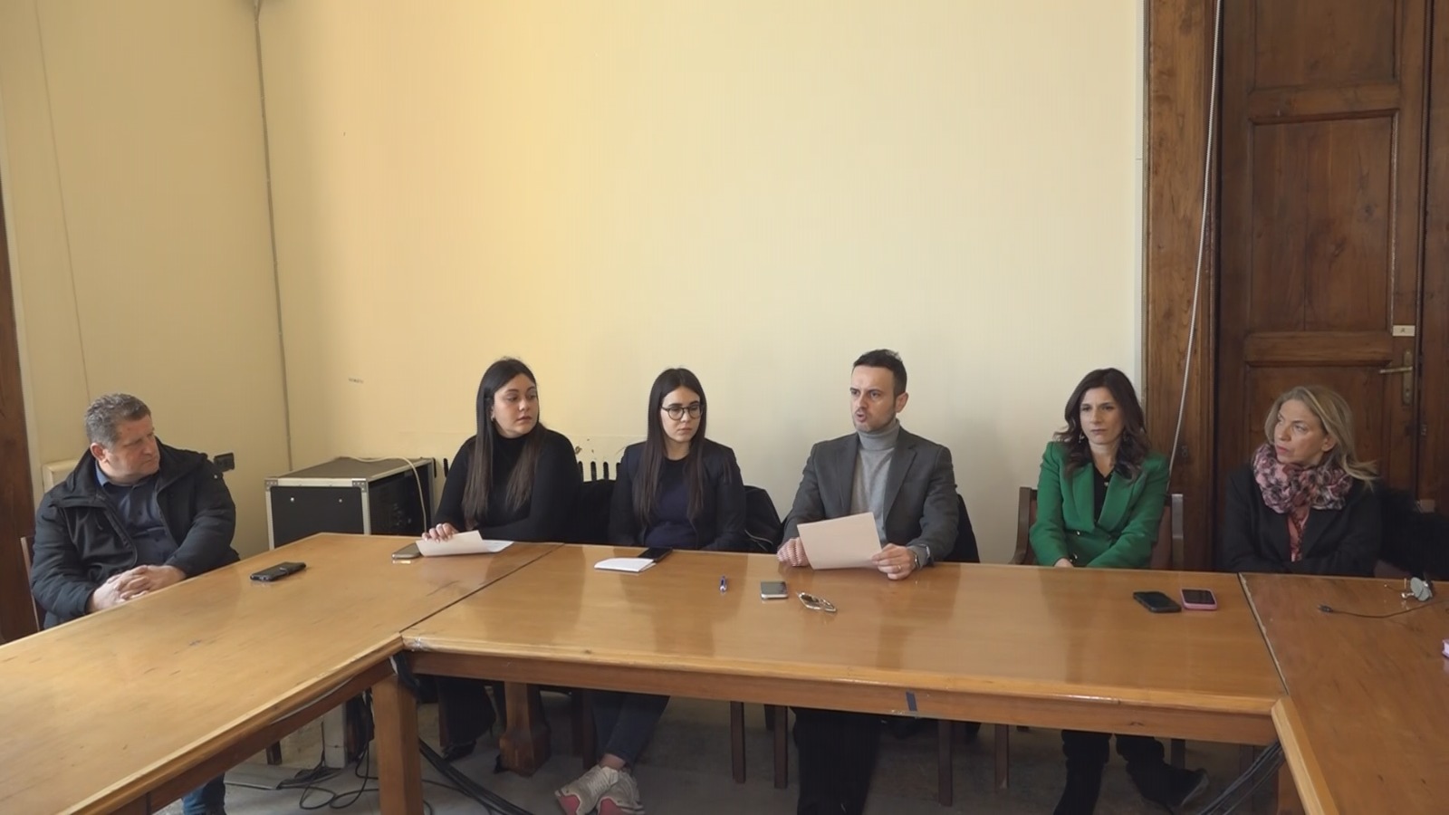 Lega, da sin. Davide Paratore, Emilia Rotondo, Giulia Restuccia, Cosimo Oteri, Amalia Centofanti, Rosaria D’Arrigo