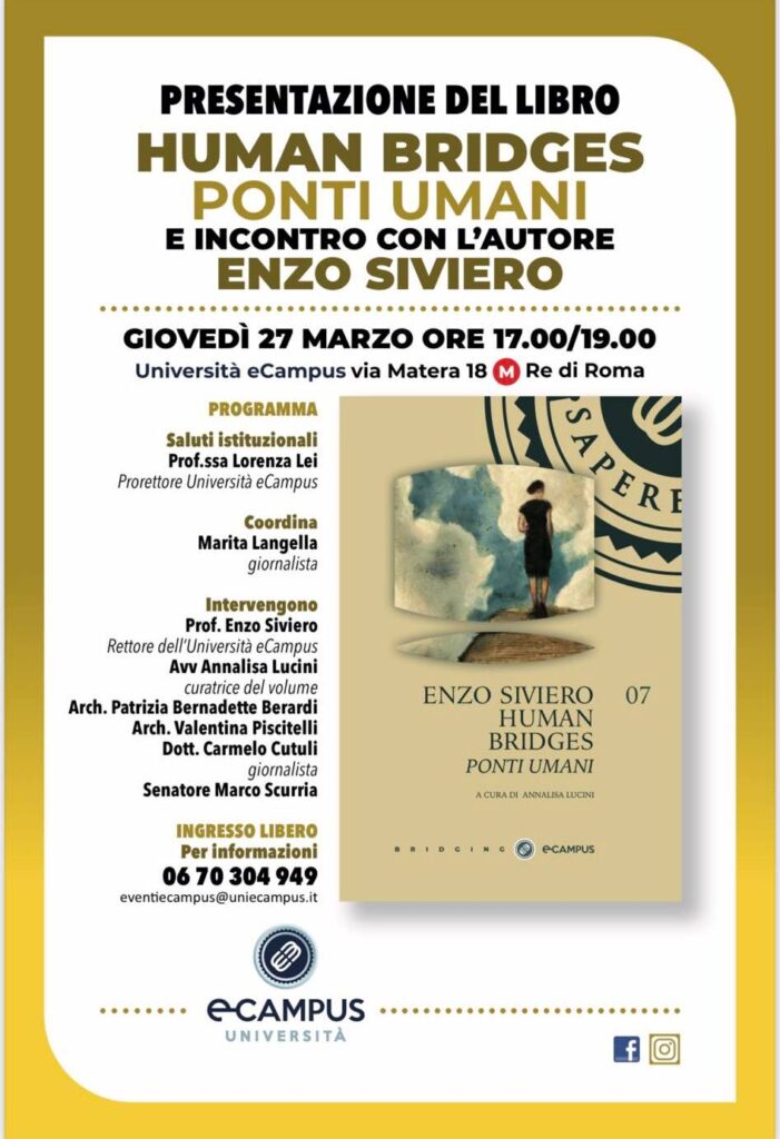 Locandina presentazione libro Enzo Siviero