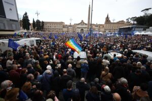 Manifestazione ''Una piazza per l'Europa''