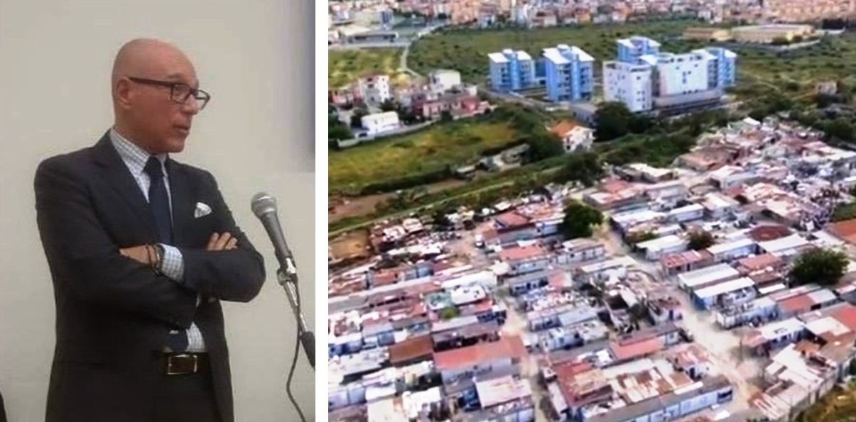 Marco Foti e campo Rom Scordovillo