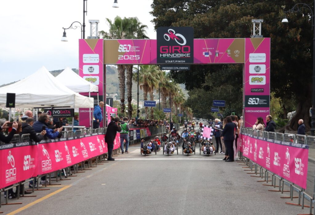 Partenza giro handbike