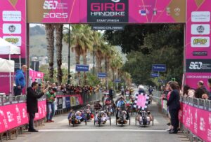 Partenza giro handbike