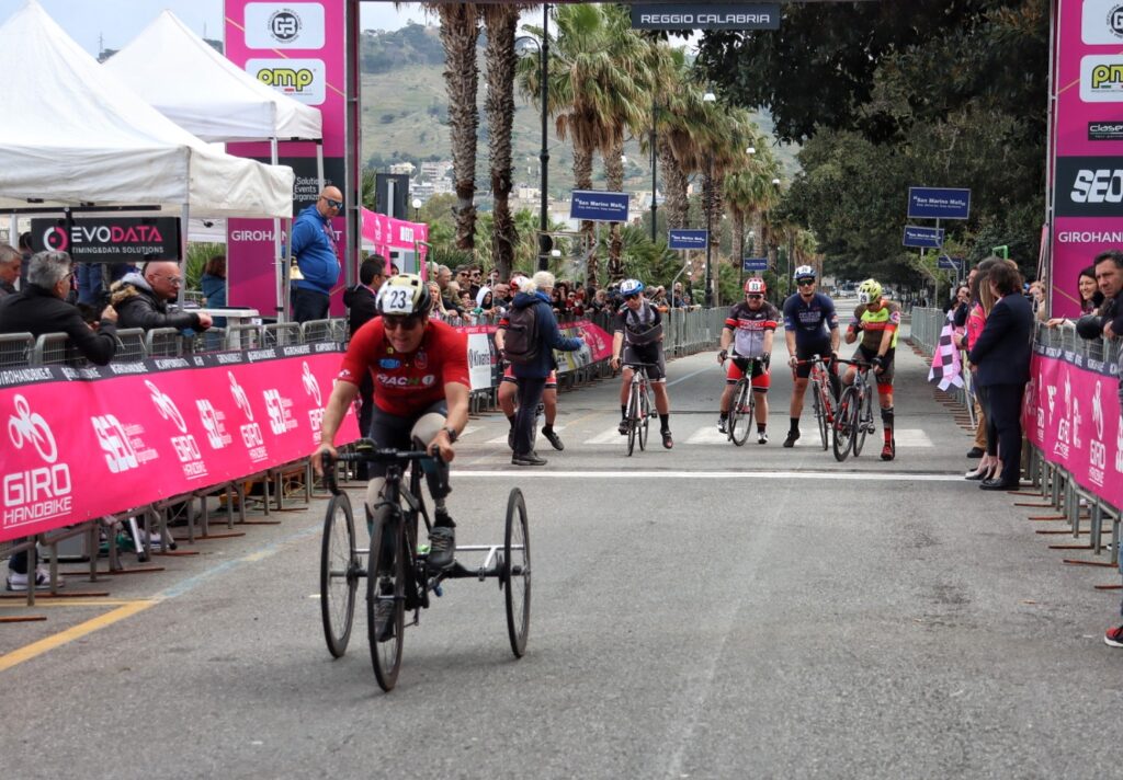 Partenza giro handbike