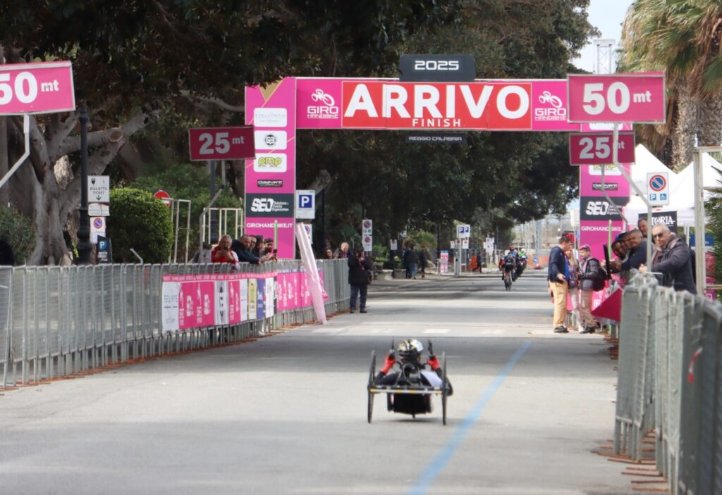Partenza giro handbike