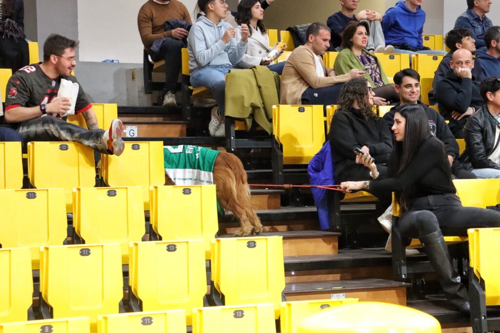 Valentina Vignali e il cane Muffin al PalaCalafiore