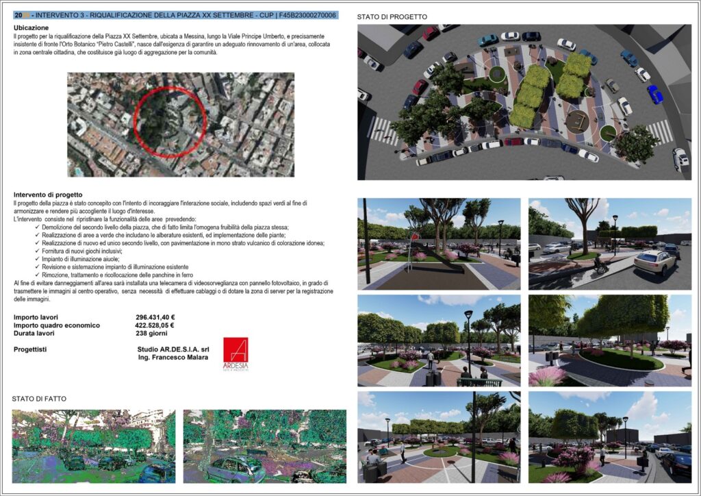 Piazza riqualificazione messina