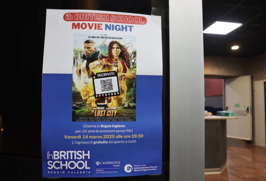 Serata cinema British School Reggio Calabria