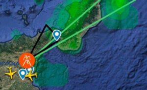 eruzione etna cenere verso reggio