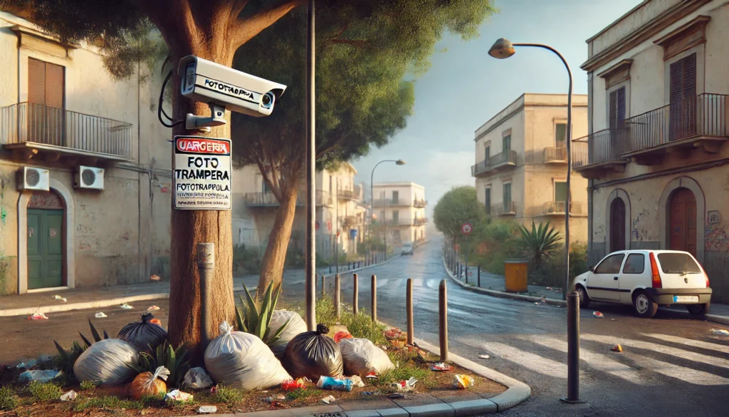 fototrappole abbandono rifiuti