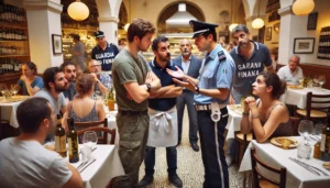 lavoratori in nero guardia di finanza ristorante