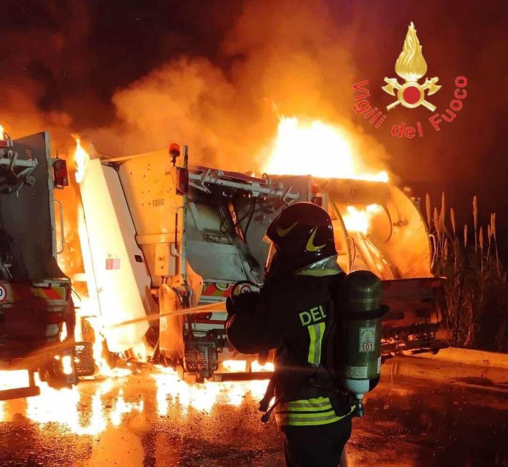incendio mezzo