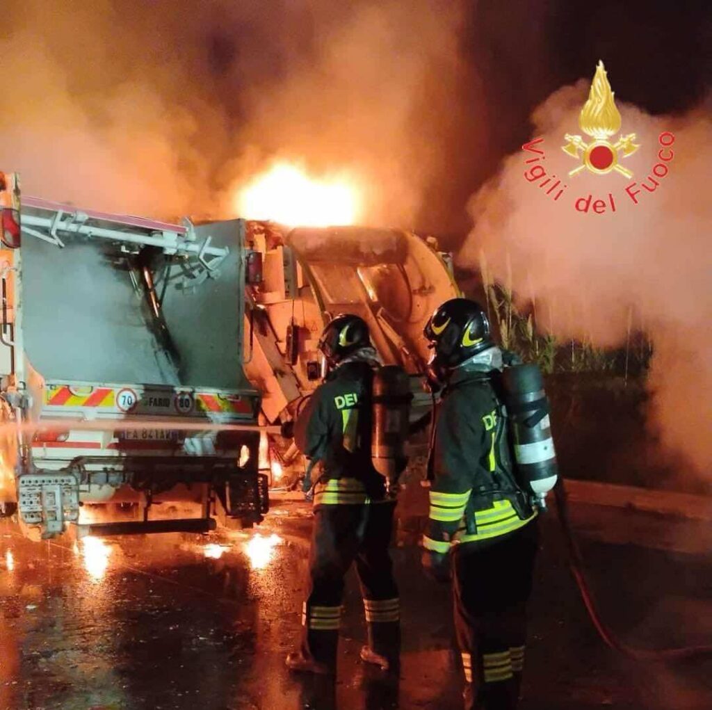 incendio mezzo