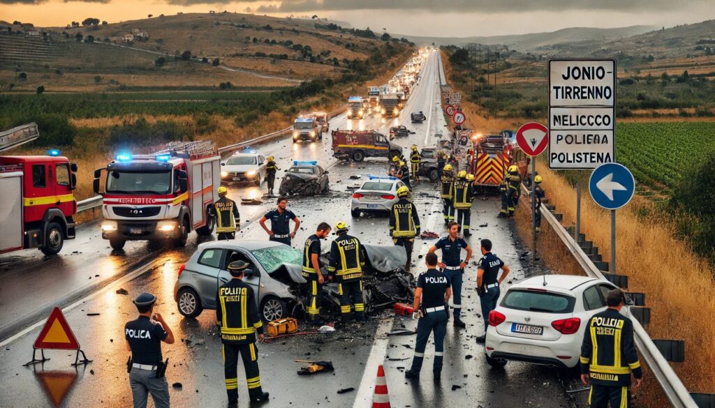 incidente jonio tirreno