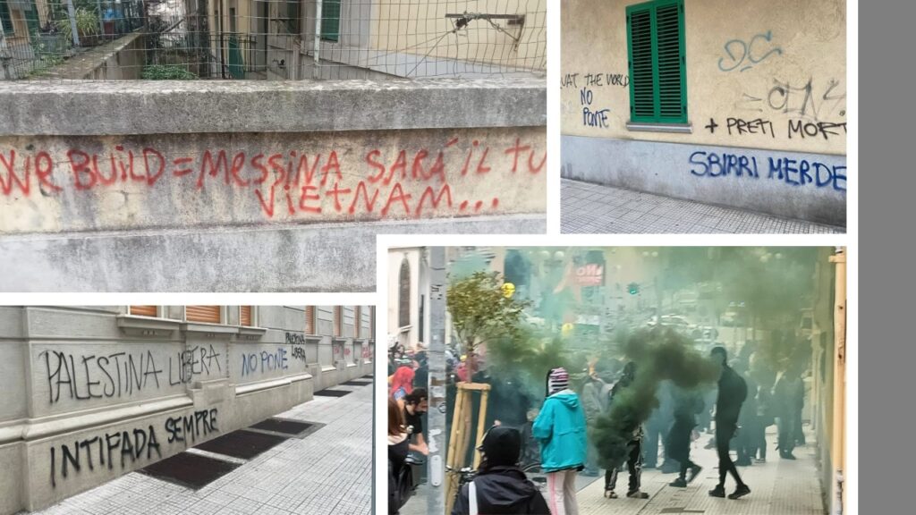 manifestazione no ponte messina