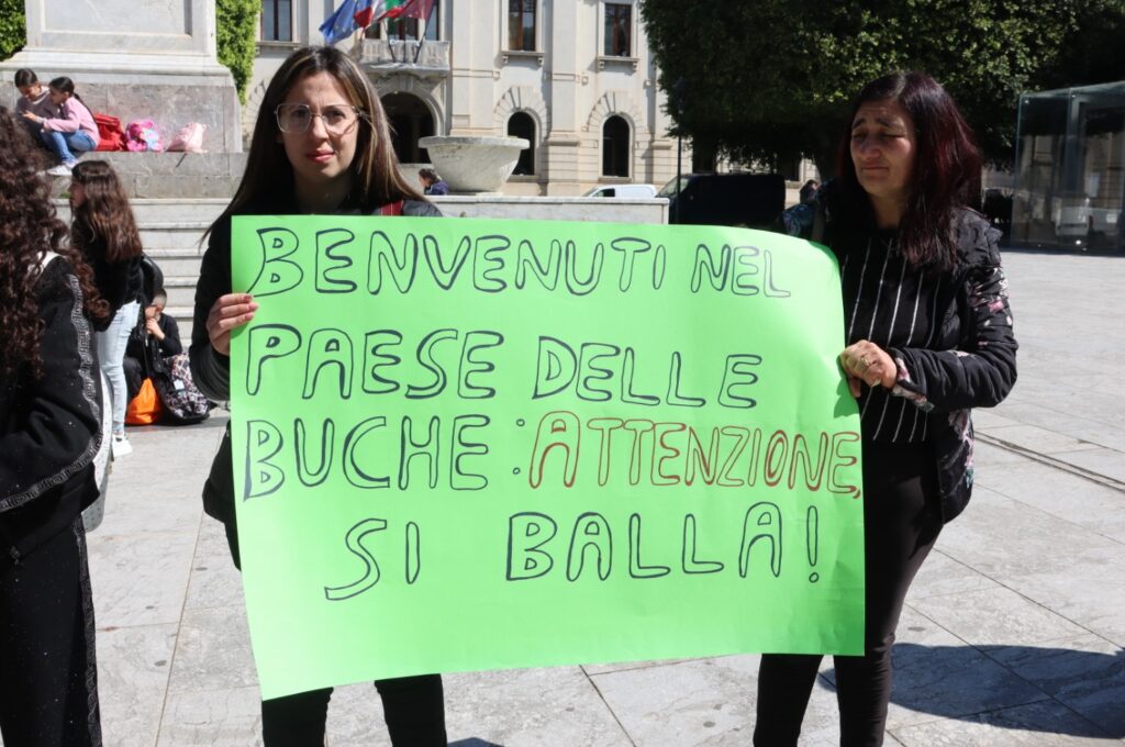 protesta cittadini Platì