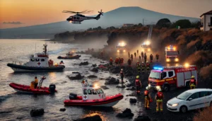 ricerche uomo via mare e via terra vigili del fuoco