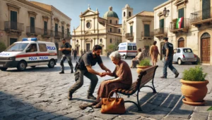ruba soldi ad anziana