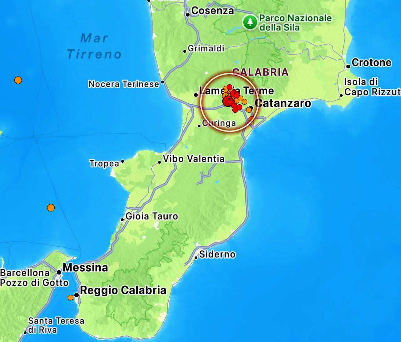 terremoto catanzaro
