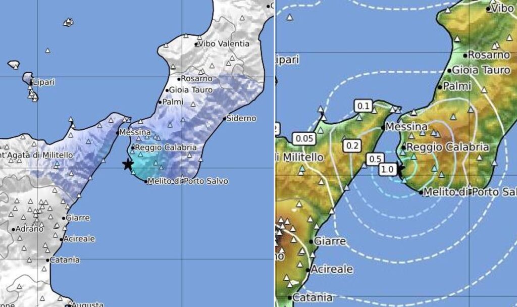 terremoto reggio calabria 13 marzo 2025