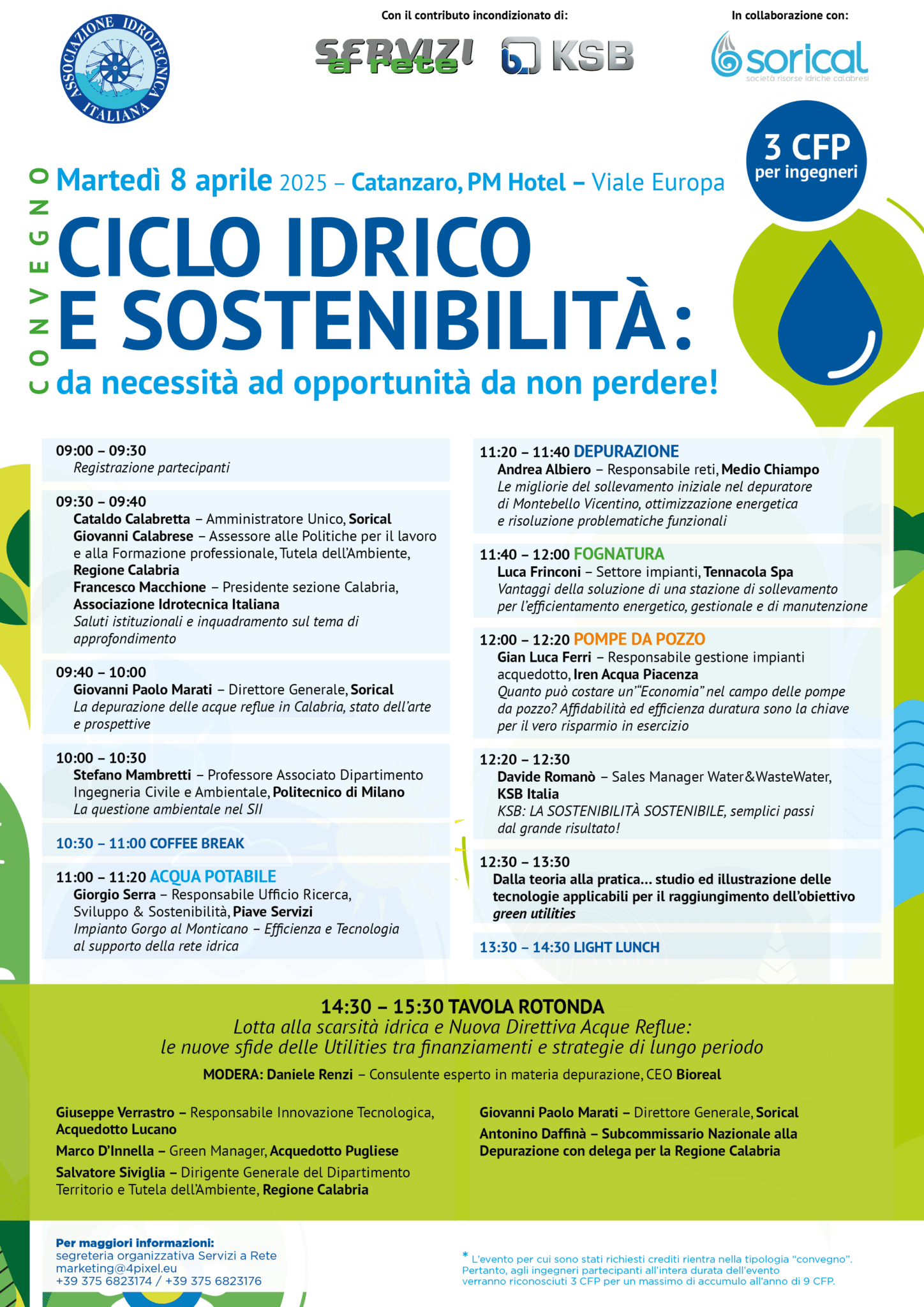 giornata tecnica sul futuro del ciclo idrico