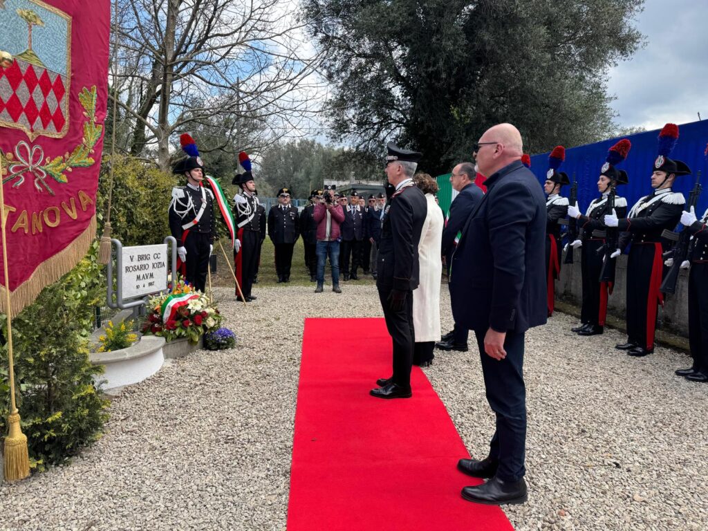 A CITTANOVA CERIMONIA IN MEMORIA DEL VICE BRIGADIERE ROSARIO IOZIA
