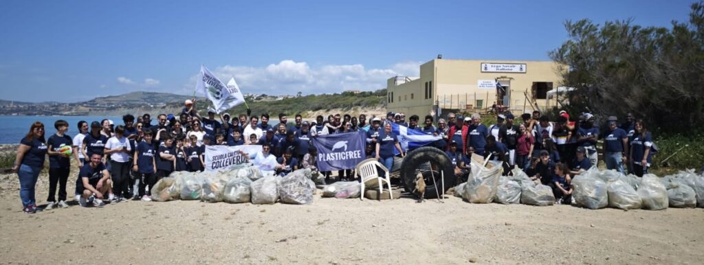 Agrigento - 800 kg rimossi rifiuti plastic free