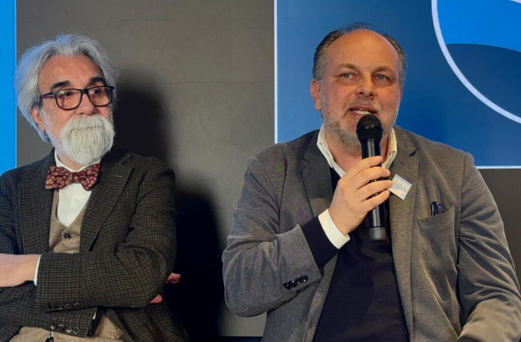 Alessandro Botti presidente AMI e testimonial Beppe Vessicchio