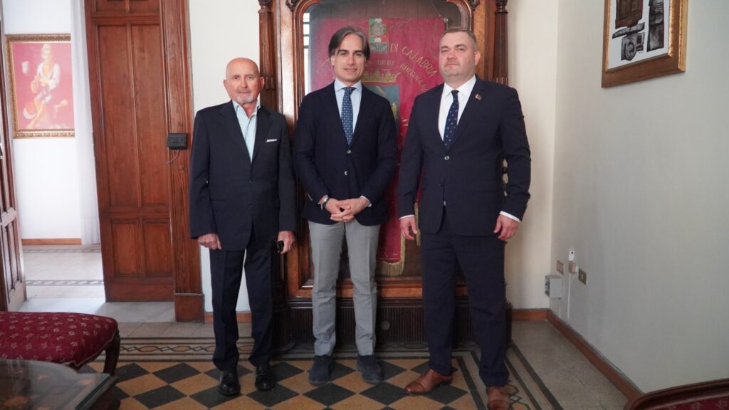 Incontro rappresentanti reggio calabria e Bielorussia a palazzo san giorgio