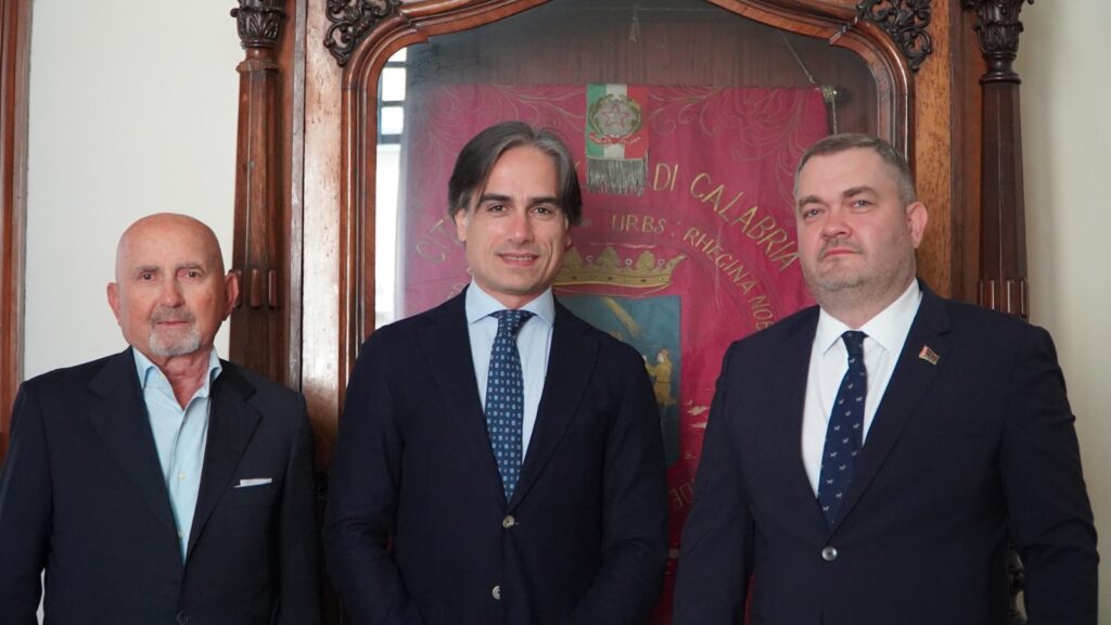 Incontro rappresentanti reggio calabria e Bielorussia a palazzo san giorgio