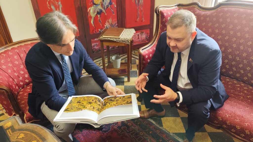 Incontro rappresentanti reggio calabria e Bielorussia a palazzo san giorgio