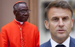 Cardinale Robert Sarah e Macron